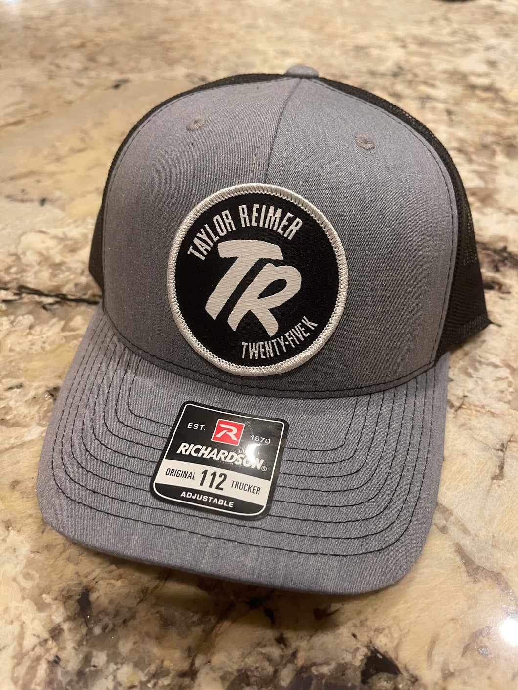 Grey TR Snapback Hat